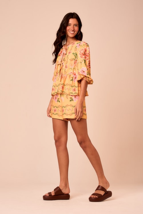 Blusa Floral Positano Estampado - foto 3