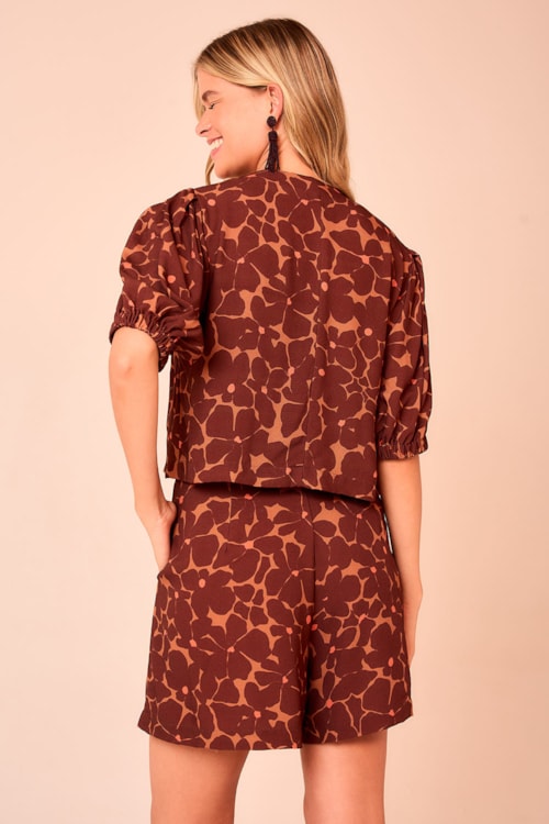 Blusa Floral Silvestre Estampado - foto 3