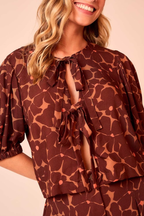 Blusa Floral Silvestre Estampado - foto 4