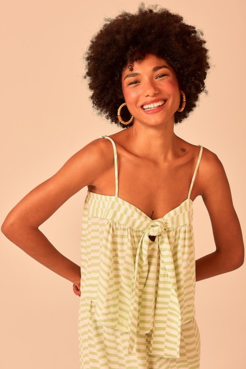 Blusa Frescor Etnic Estampado - foto 1