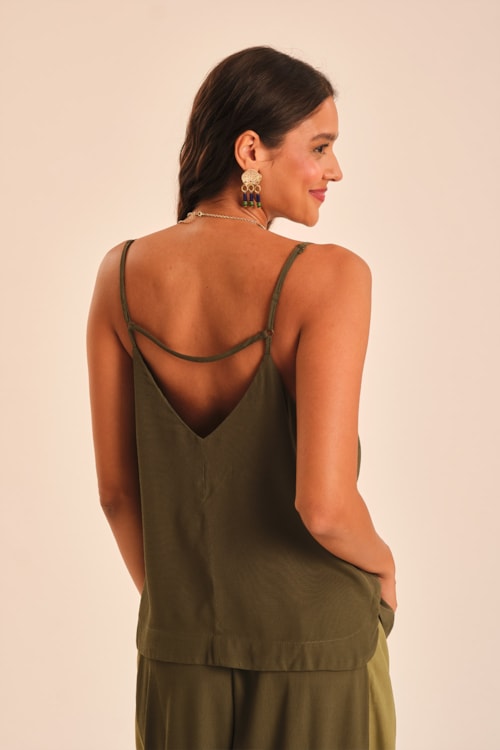 Blusa Hortela Basica Verde Jade - foto 3
