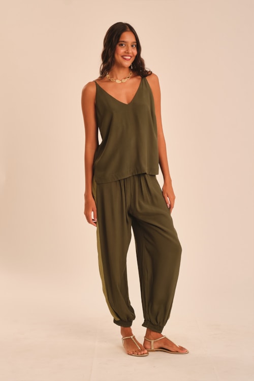 Blusa Hortela Basica Verde Jade - foto 1