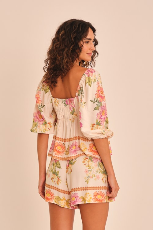 Blusa Jardim Do Deserto Estampado - foto 2