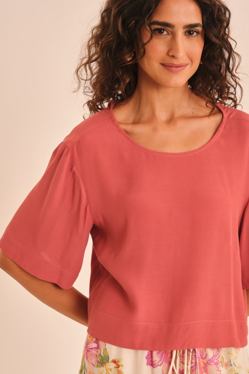 Blusa Layla Rosa Seco - foto 3