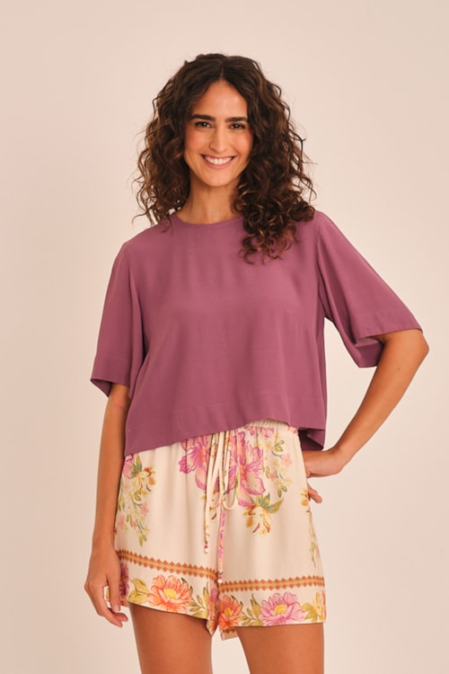 Blusa Layla Roxo Lavanda - foto 1