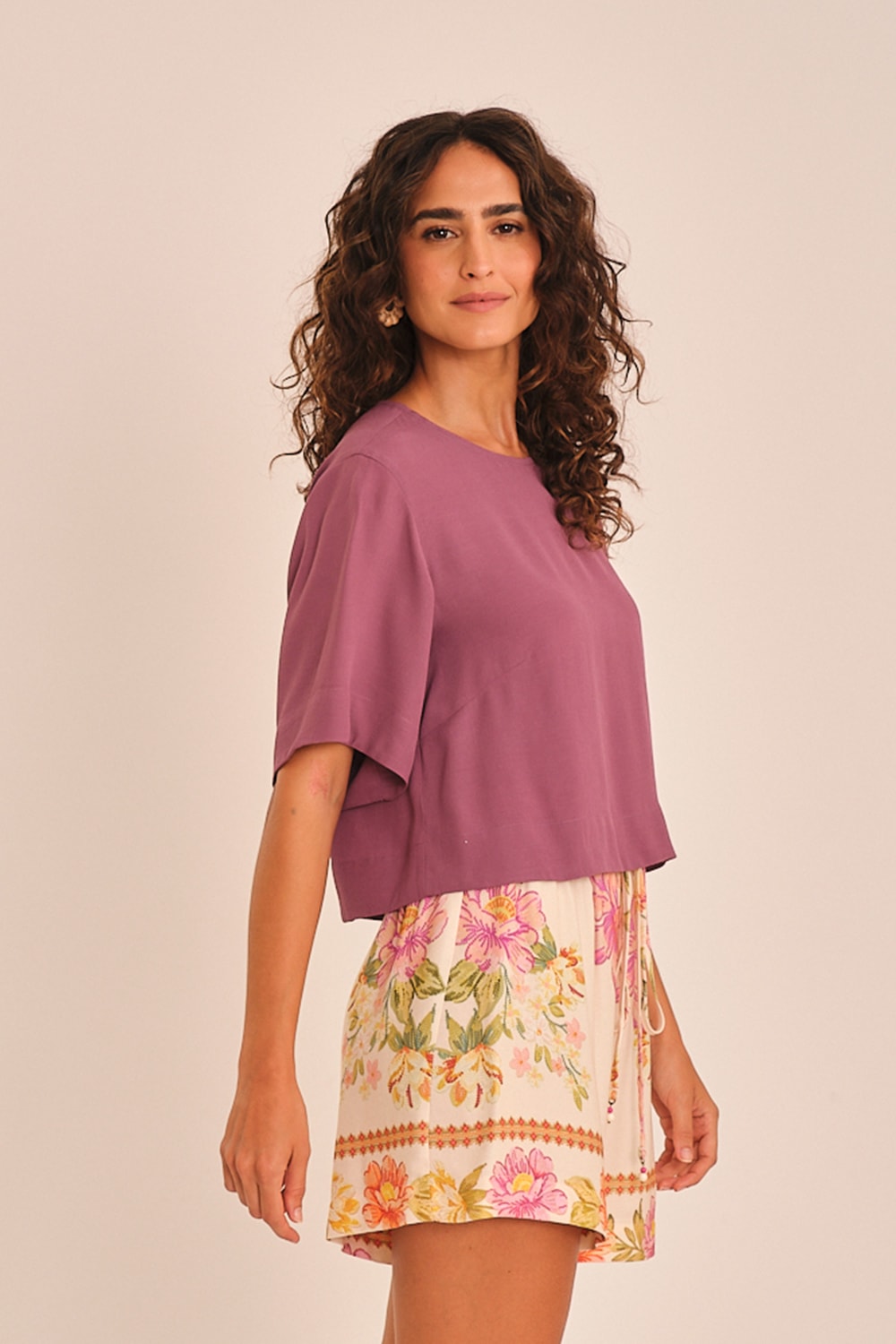 Blusa Layla Roxo Lavanda
