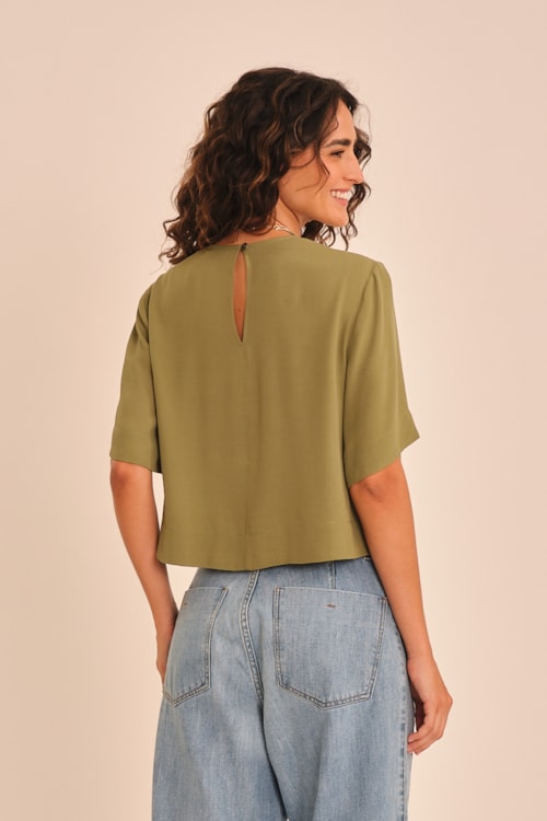 Blusa Layla Verde Palmeira - foto 2