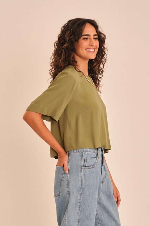 Blusa Layla Verde Palmeira - foto 4