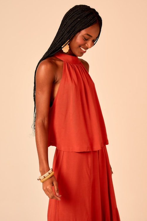 Blusa Lena Telha - foto 1