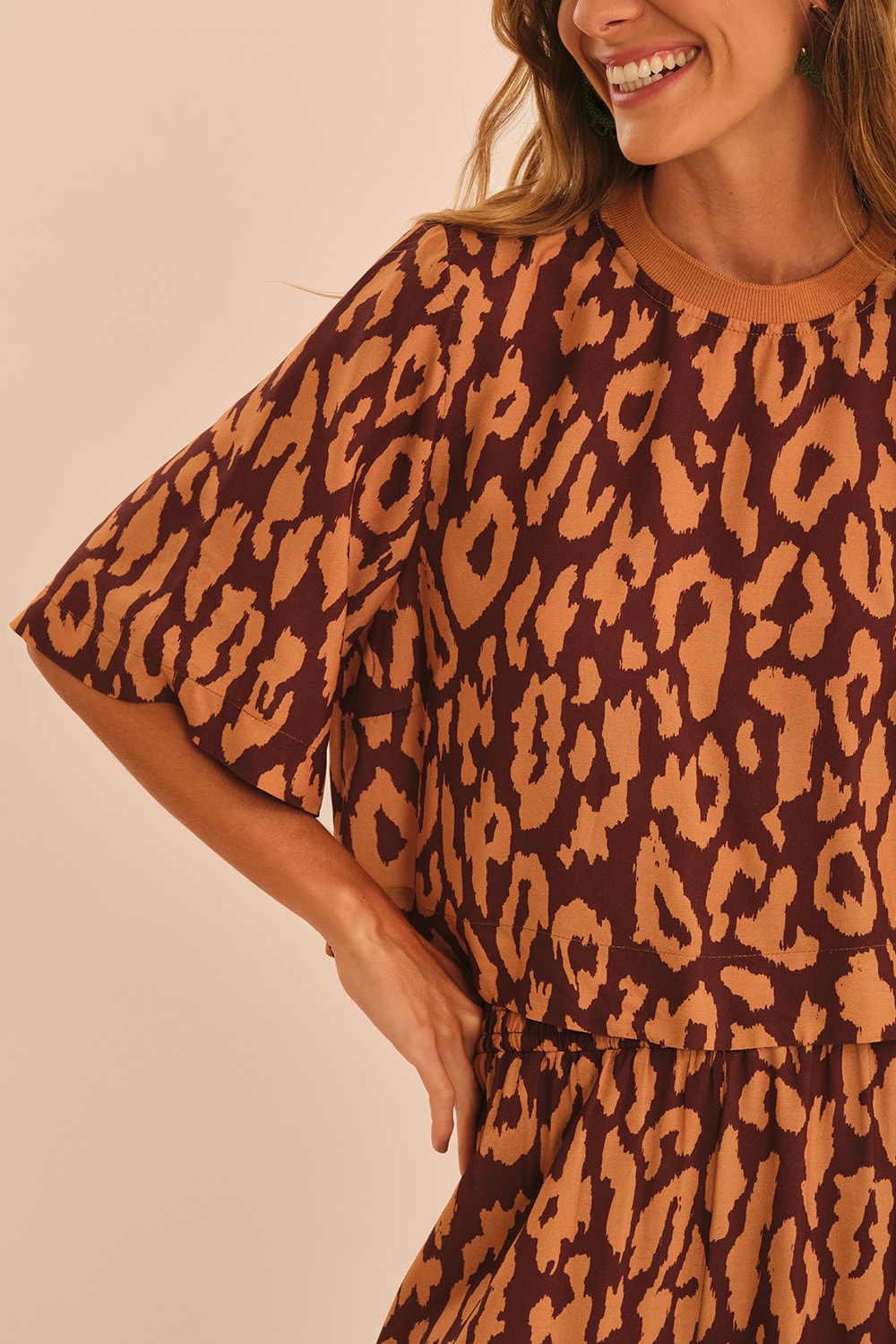 Blusa Leopard Estampado