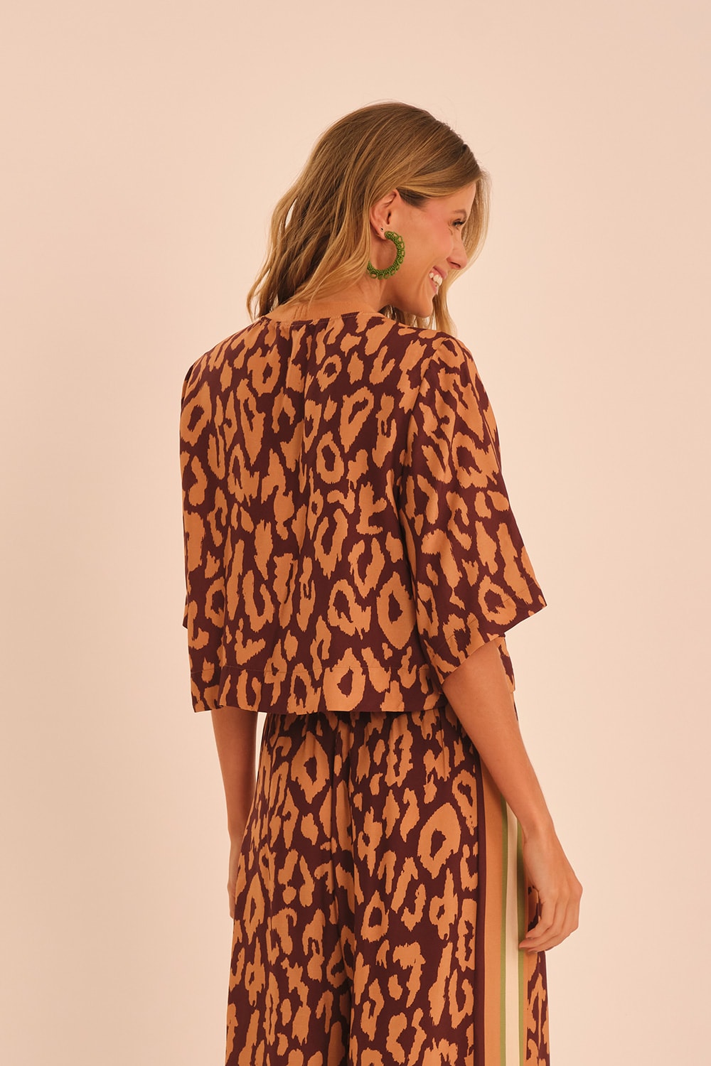 Blusa Leopard Estampado