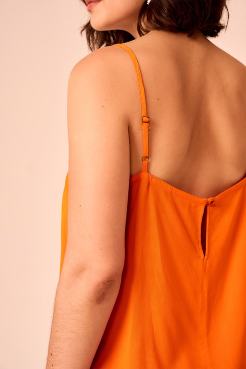 Blusa Lirio Laranja Tangerina - foto 4