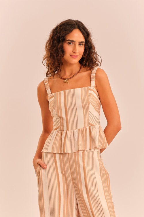 Blusa Listra Naturale Estampado - foto 3