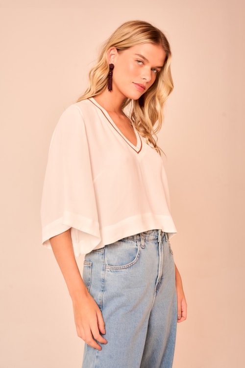 Blusa Lotus Off - foto 3