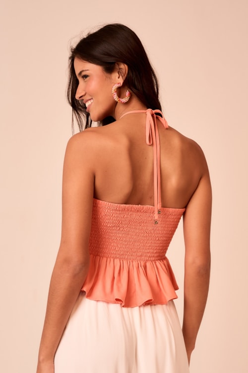 Blusa Luar Laranja Verano - foto 4