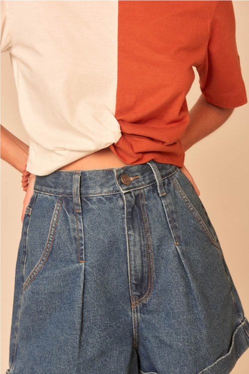 Blusa Malha Bicolor Bicolor - foto 4