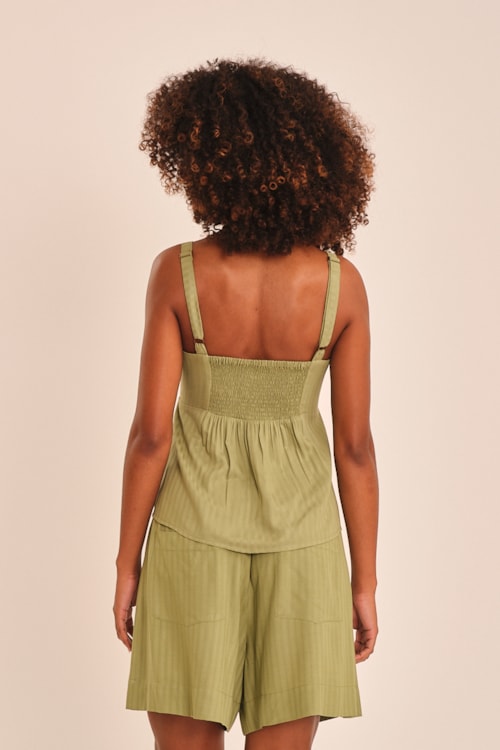 Blusa Maquinetado Dunas Verde Palmeira - foto 4