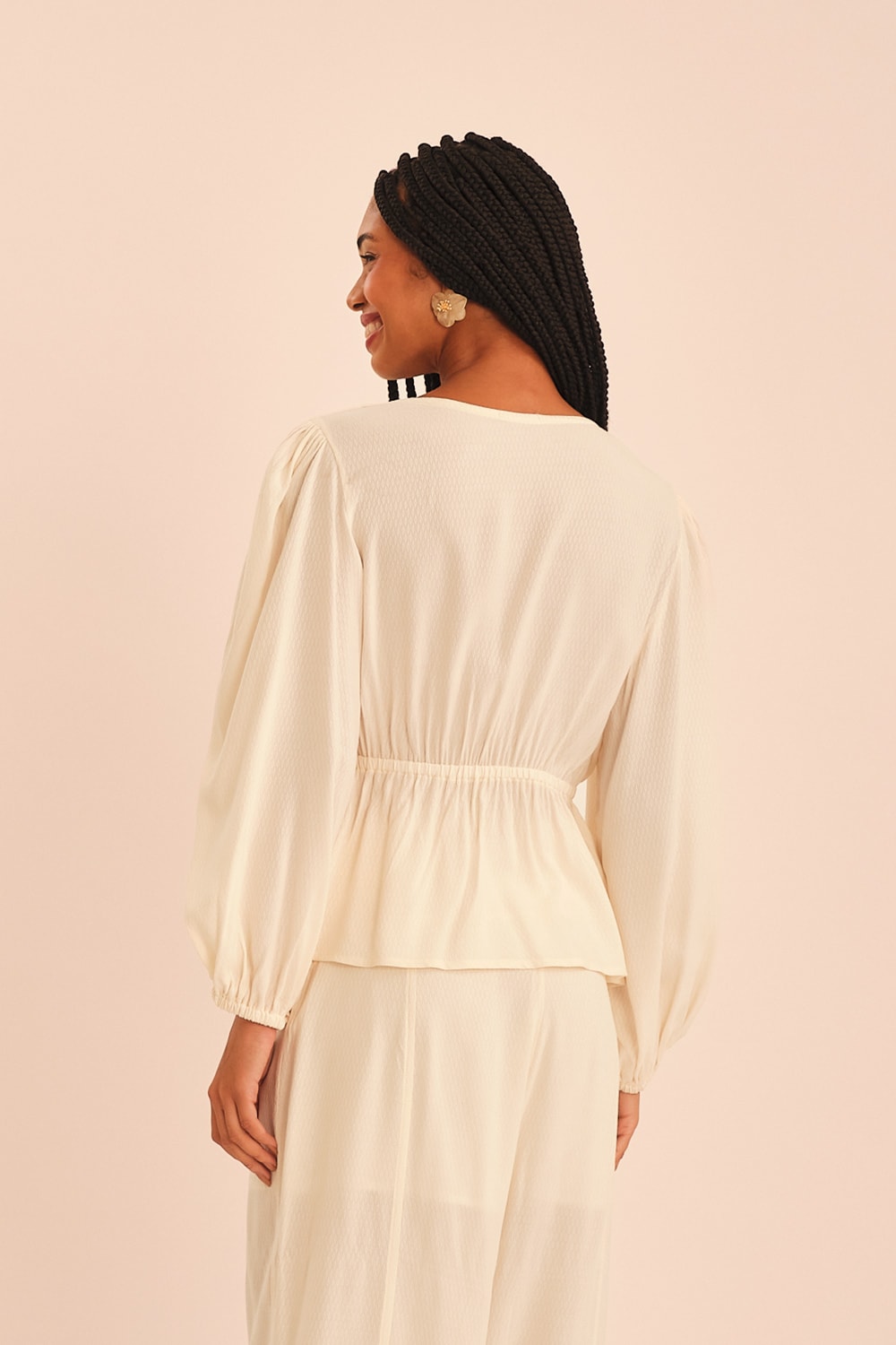Blusa Maquinetado Persa Off