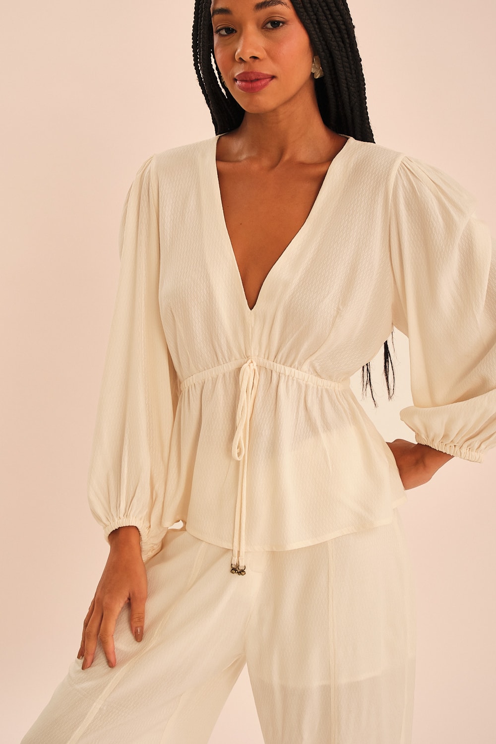 Blusa Maquinetado Persa Off