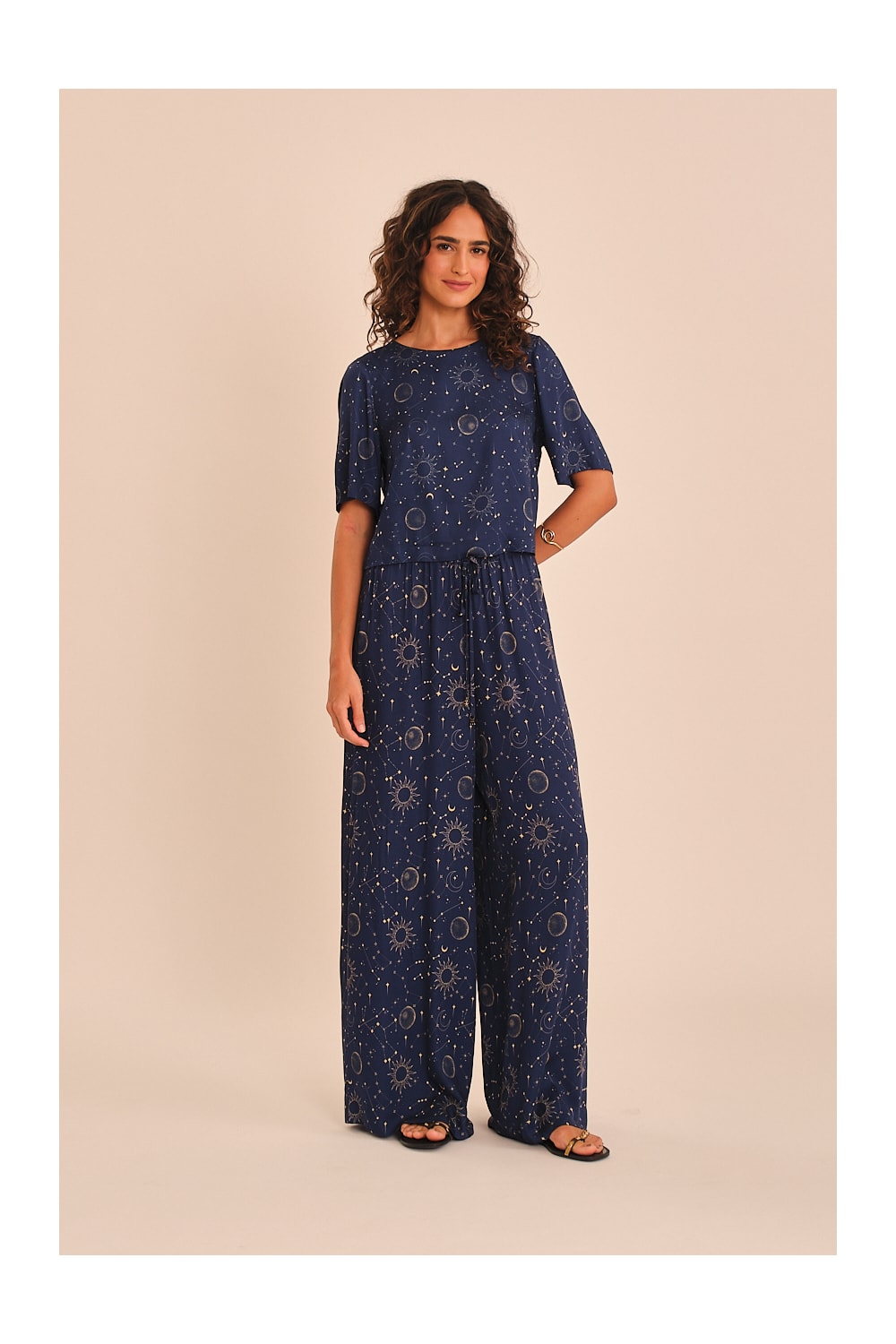 Blusa Mg Ceu Indigo Estampado