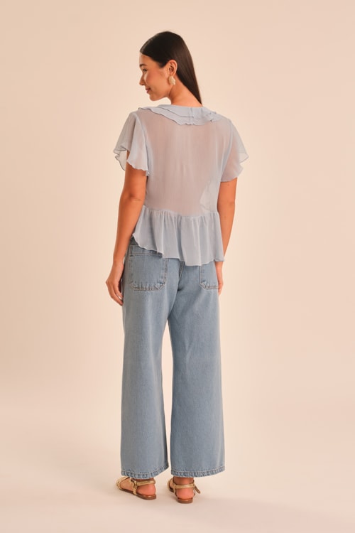 Blusa Mg Medina Azul Majorelle - foto 5