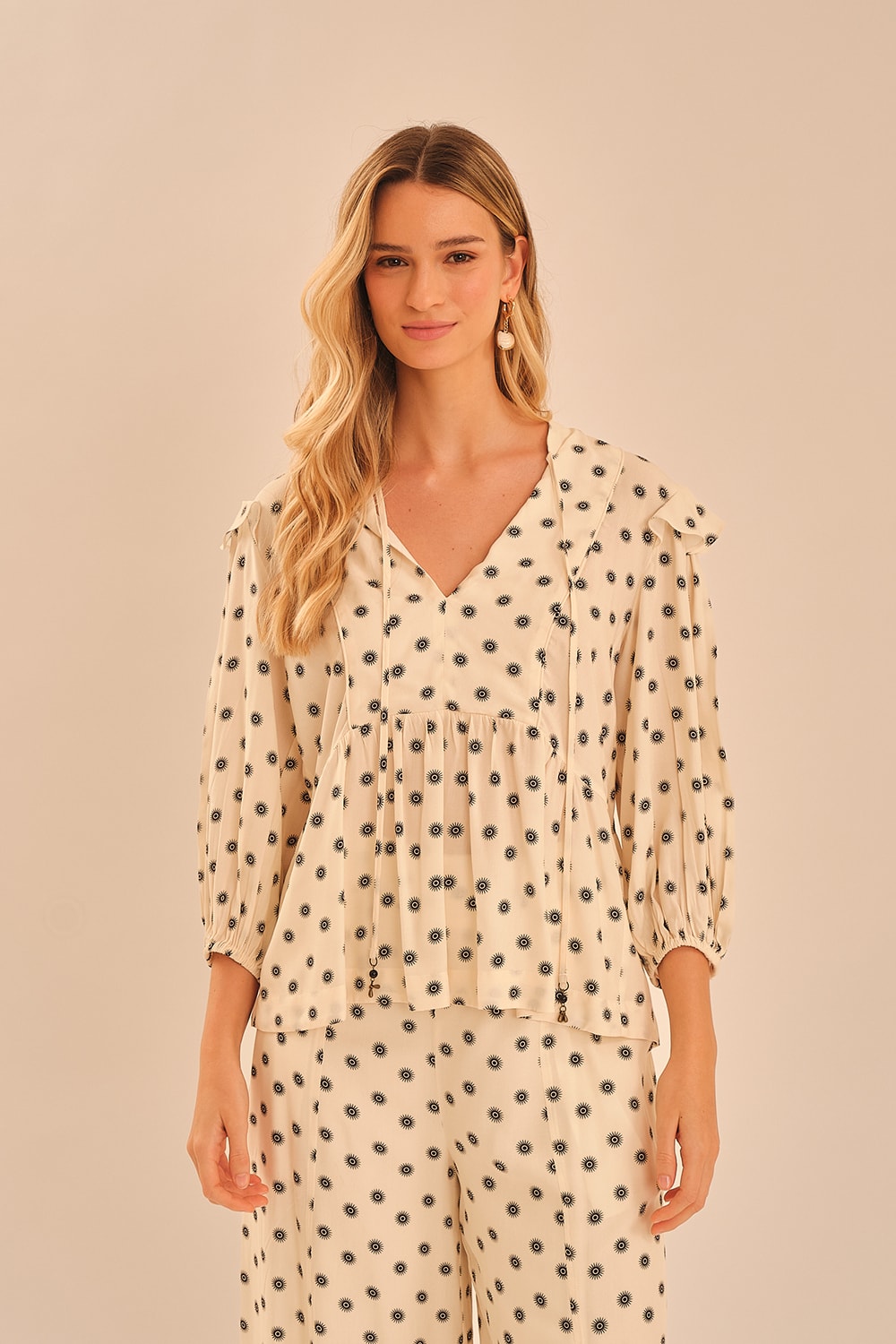 Blusa Mini Solaris Estampado