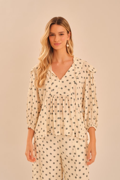 Blusa Mini Solaris Estampado - foto 1