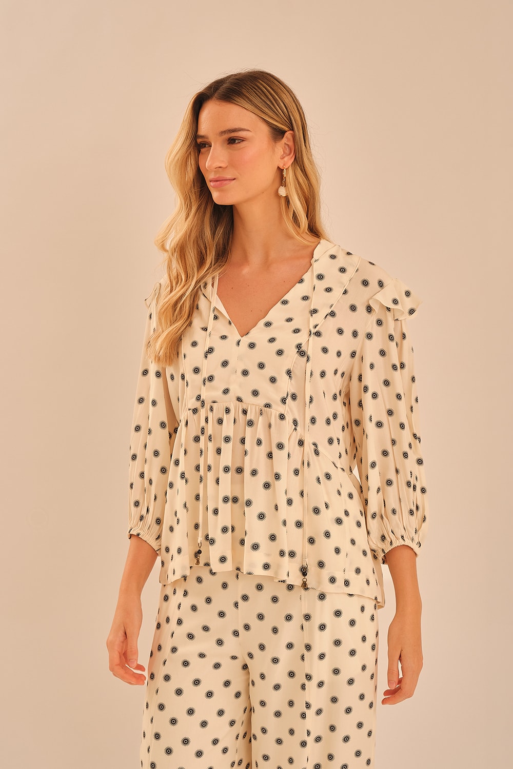 Blusa Mini Solaris Estampado