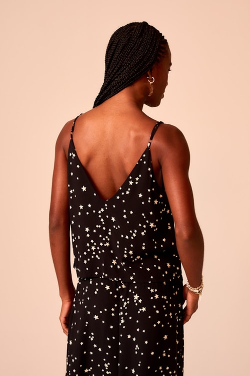 Blusa Noite Estrelada Estampado - foto 3