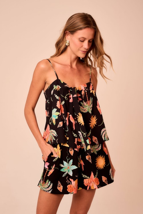 Blusa Notte Estampado - foto 1