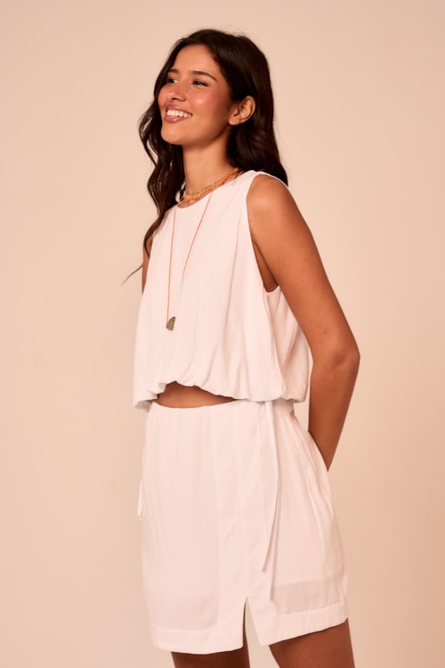 Blusa Nuvem Branco - foto 2