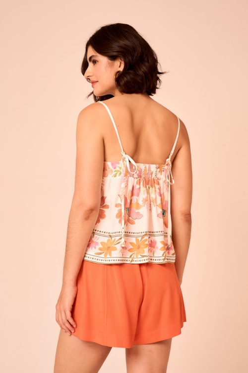 Blusa Panô Dalia Estampado - foto 3