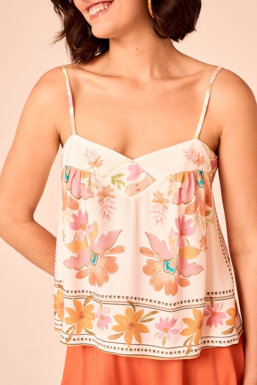 Blusa Panô Dalia Estampado - foto 4