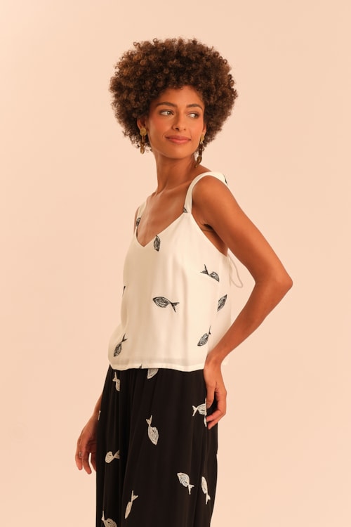 Blusa Peixe Pb Off - foto 3