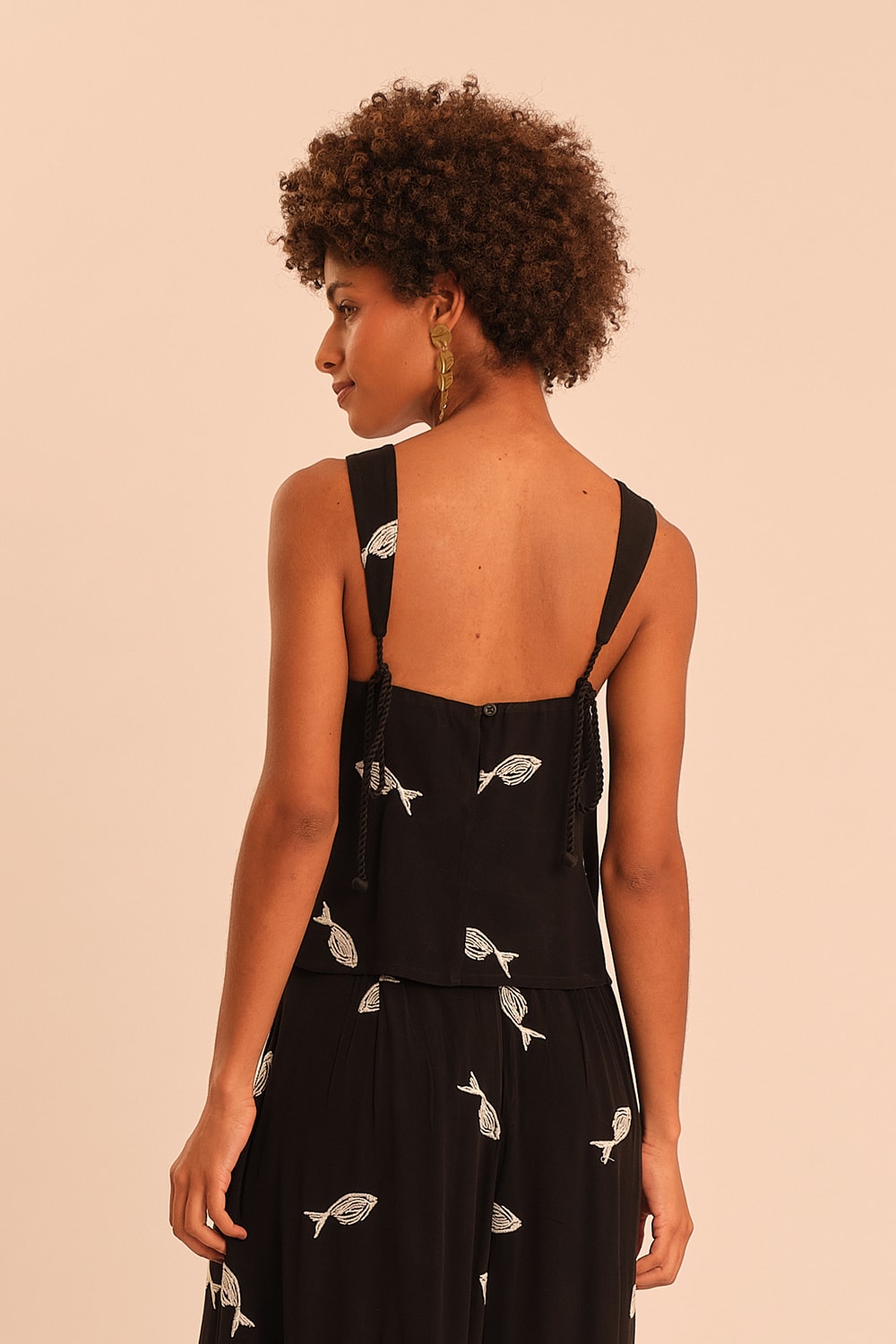 Blusa Peixe Pb Preto