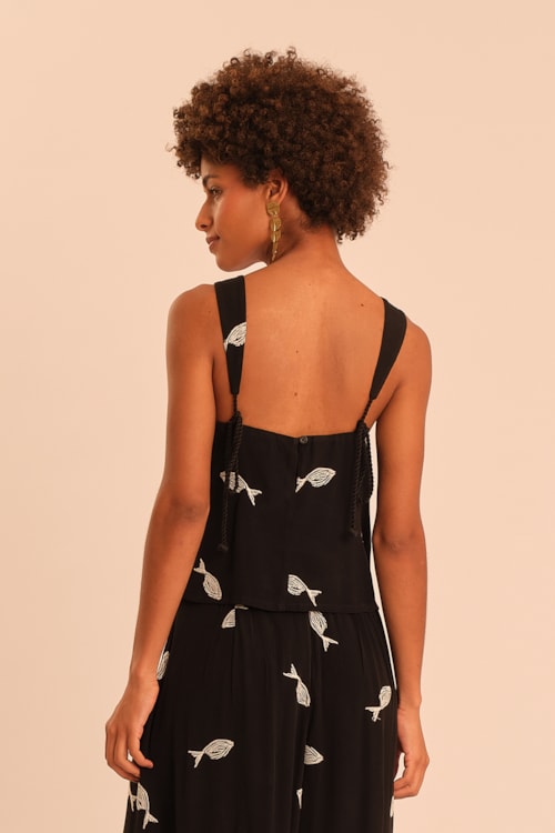 Blusa Peixe Pb Preto - foto 5