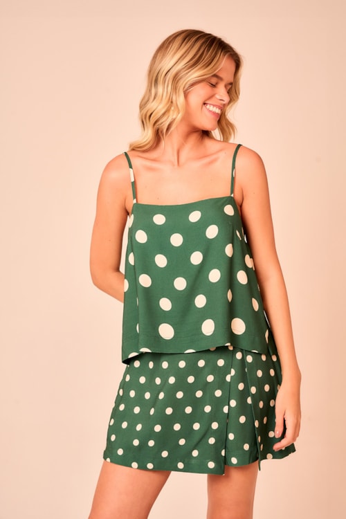 Blusa Poa Degrade Estampado - foto 1