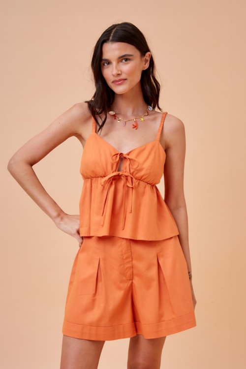 Blusa Porto Laranja - foto 1