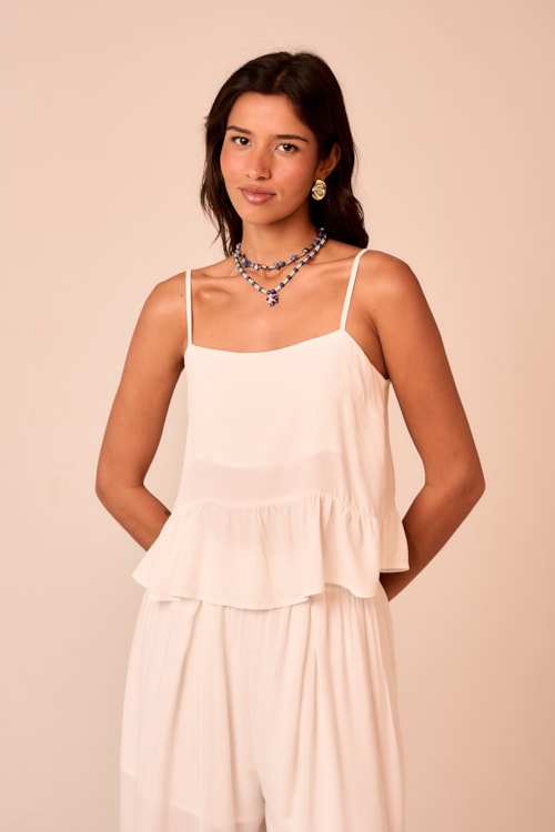 Blusa Quartzo Off - foto 1