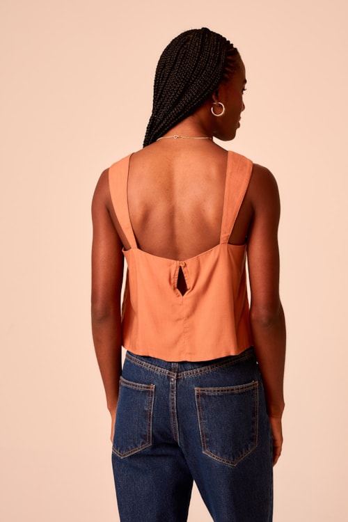 Blusa Refugio Marrom - foto 4