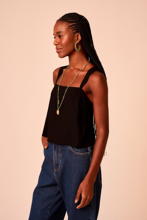 Blusa Refugio Preto - foto 2