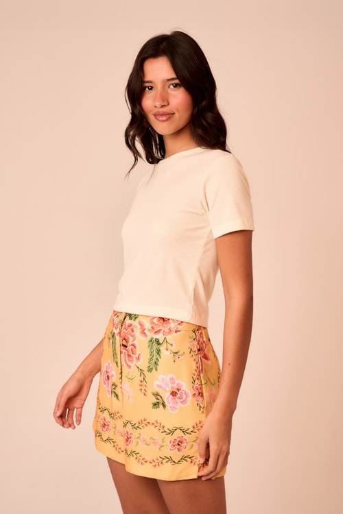 Blusa Rib Basic Perola - foto 2