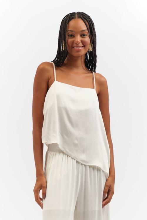 Blusa Satin Off - foto 2