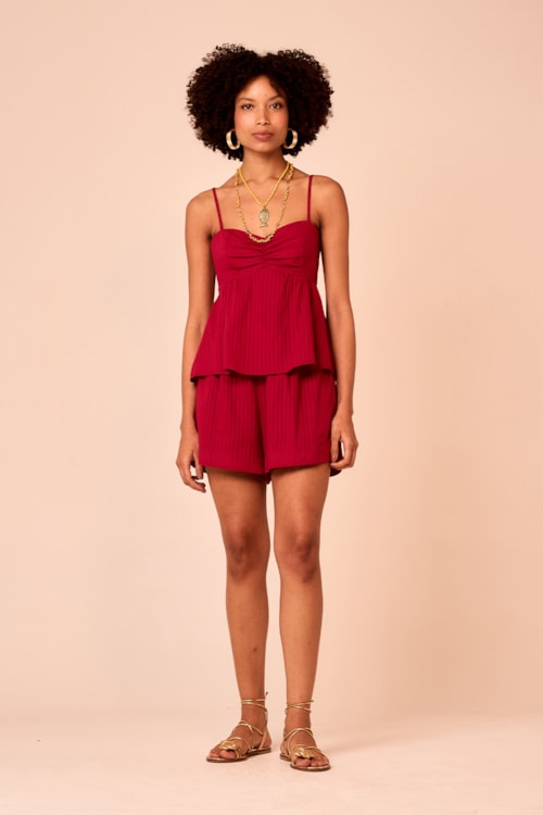 Blusa Shanti Ameixa - foto 1