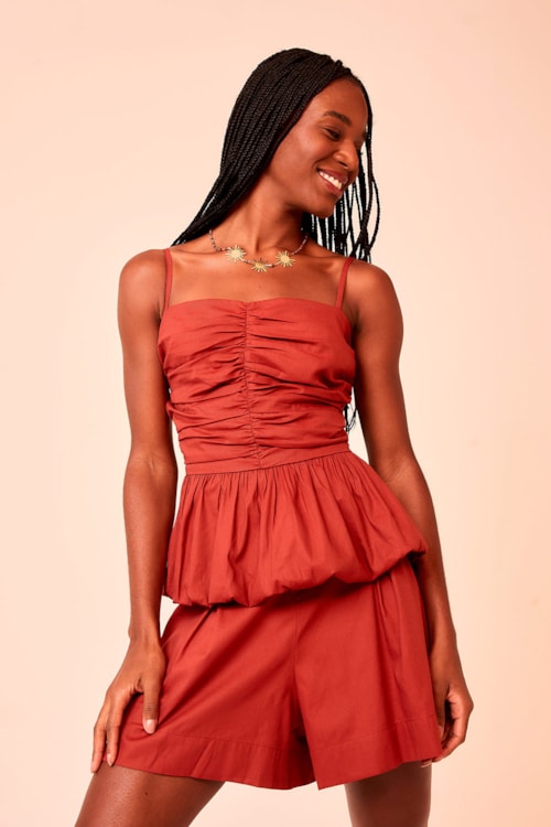 Blusa Sierra Vermelho Rubi - foto 1