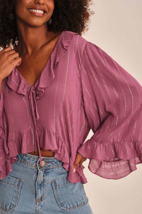 Blusa Soul Roxo Ametista - foto 2