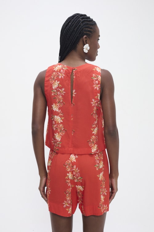 Blusa Tinto De Verano Estampado - foto 2