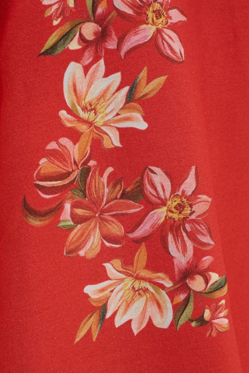 Blusa Tinto De Verano Estampado - foto 3