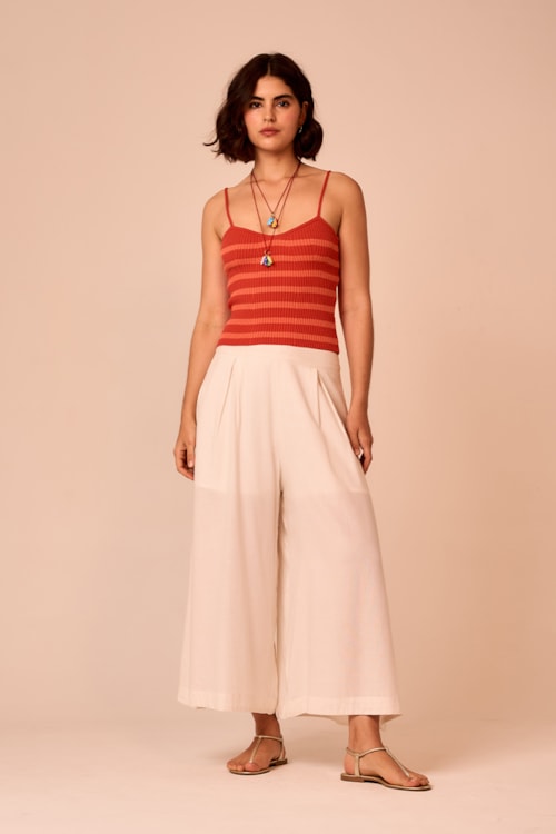 Blusa Tricot Aperol Listrado - foto 1