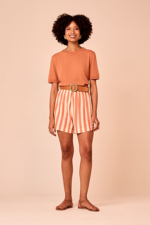 Blusa Tricot Brisa Rosa Seco - foto 1